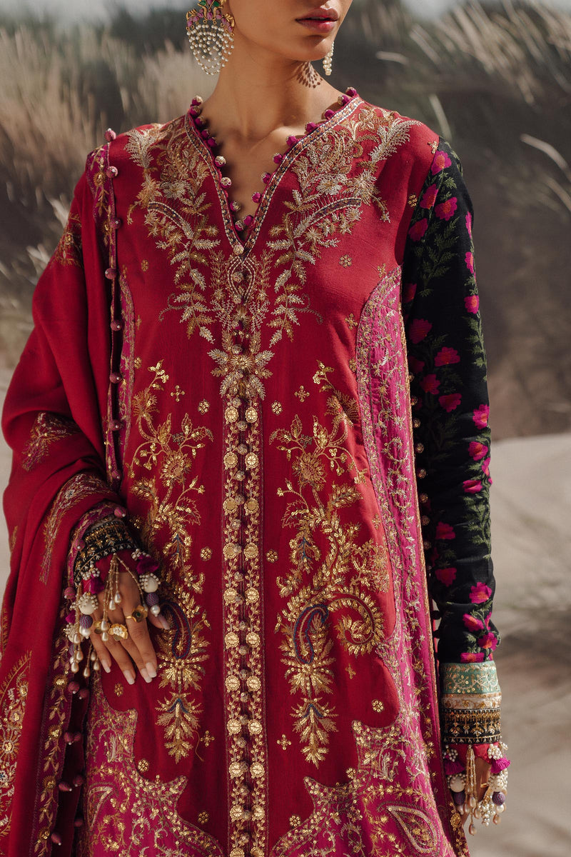 Sana Safinaz | Winter Shawl 24 | S241-002A-3CP by Sana Safinaz - Designer Dress - Type: Ladies Clothes - Available at Libayah - 100% Original