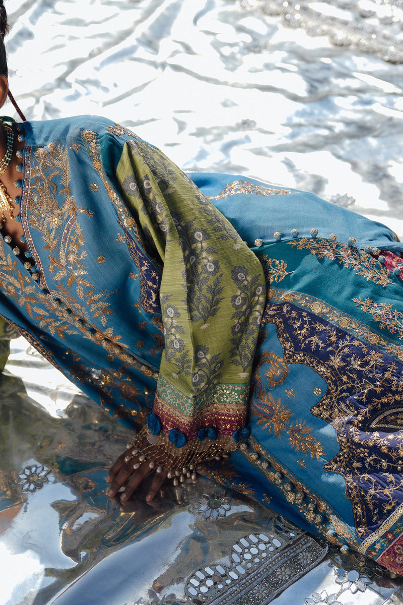 Sana Safinaz | Winter Shawl 24 | S241-002B-3CP by Sana Safinaz - Designer Dress - Type: Ladies Clothes - Available at Libayah - 100% Original