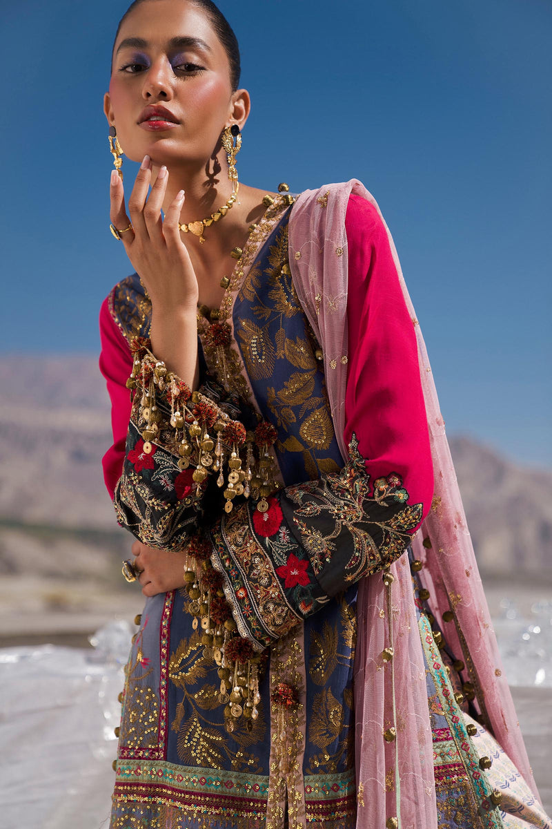 Sana Safinaz | Winter Shawl 24 | S241-004B-3CP by Sana Safinaz - Designer Dress - Type: Ladies Clothes - Available at Libayah - 100% Original