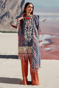 Sana Safinaz | Winter Shawl 24 | S241-007B-3CP by Sana Safinaz - Designer Dress - Type:  - Available at Libayah - 100% Original