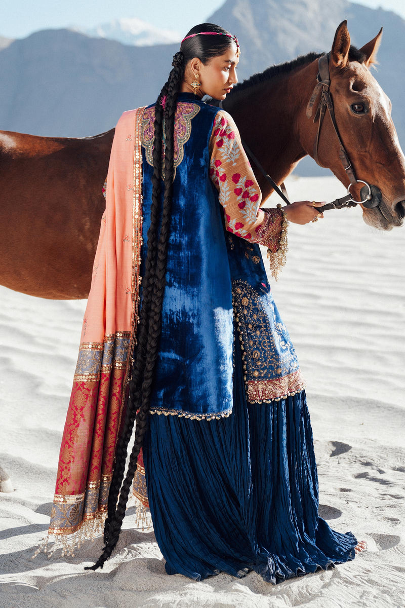 Sana Safinaz | Winter Shawl 24 | V241-001-3CP by Sana Safinaz - Designer Dress - Type: Ladies Clothes - Available at Libayah - 100% Original