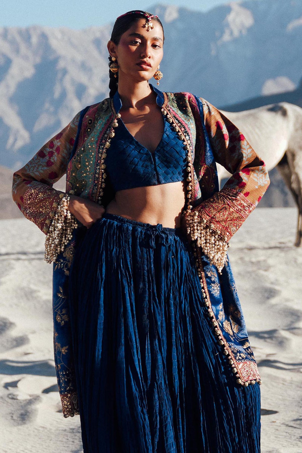 Sana Safinaz | Winter Shawl 24 | V241-001-3CP by Sana Safinaz - Designer Dress - Type: Ladies Clothes - Available at Libayah - 100% Original