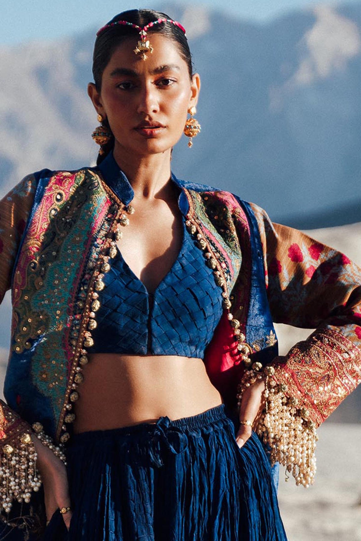 Sana Safinaz | Winter Shawl 24 | V241-001-3CP by Sana Safinaz - Designer Dress - Type: Ladies Clothes - Available at Libayah - 100% Original