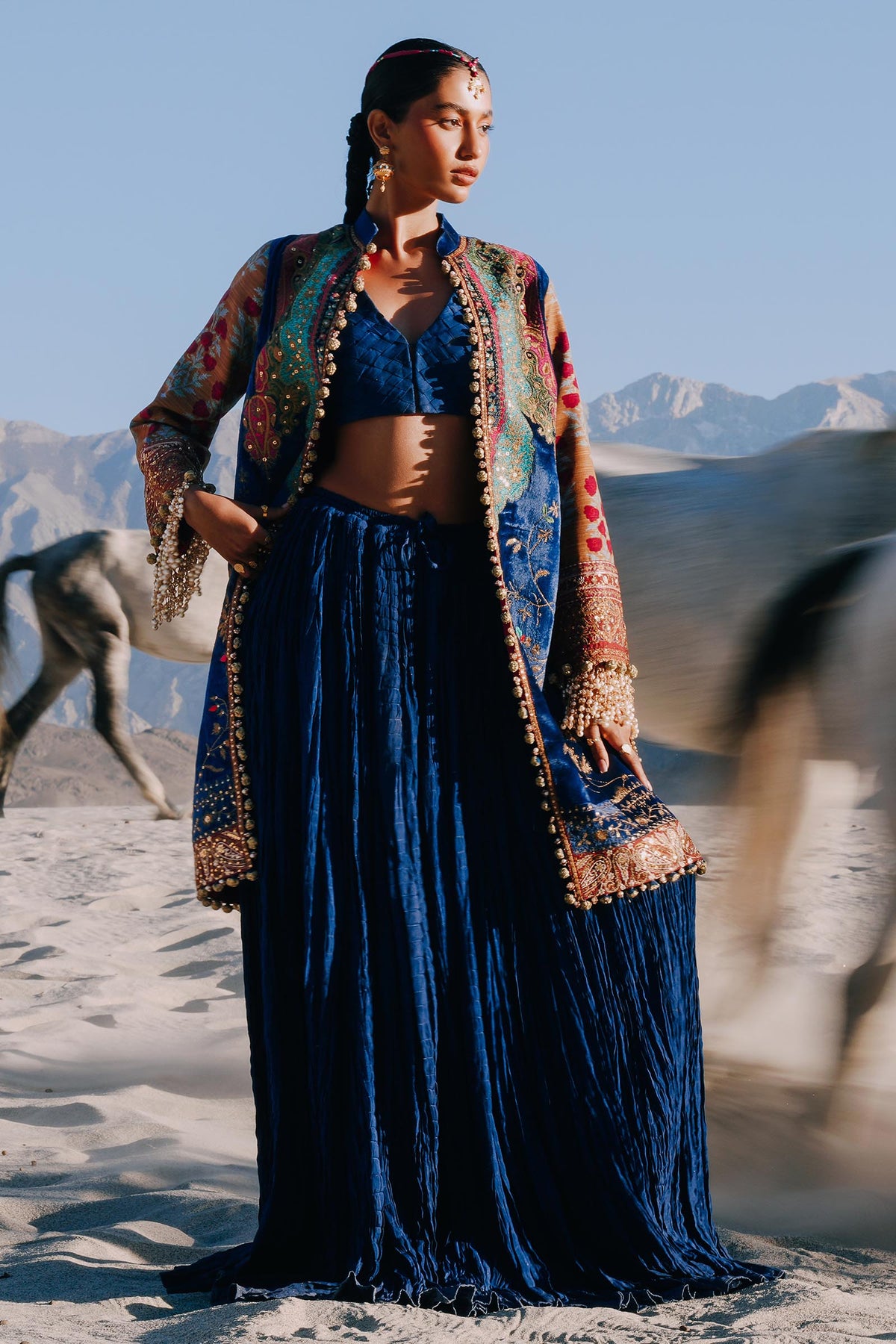 Sana Safinaz | Winter Shawl 24 | V241-001-3CP by Sana Safinaz - Designer Dress - Type: Ladies Clothes - Available at Libayah - 100% Original