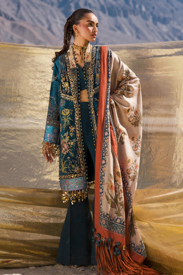 Sana Safinaz | Winter Shawl 24 | V241-003-3CP by Sana Safinaz - Designer Dress - Type: Ladies Clothes - Available at Libayah - 100% Original