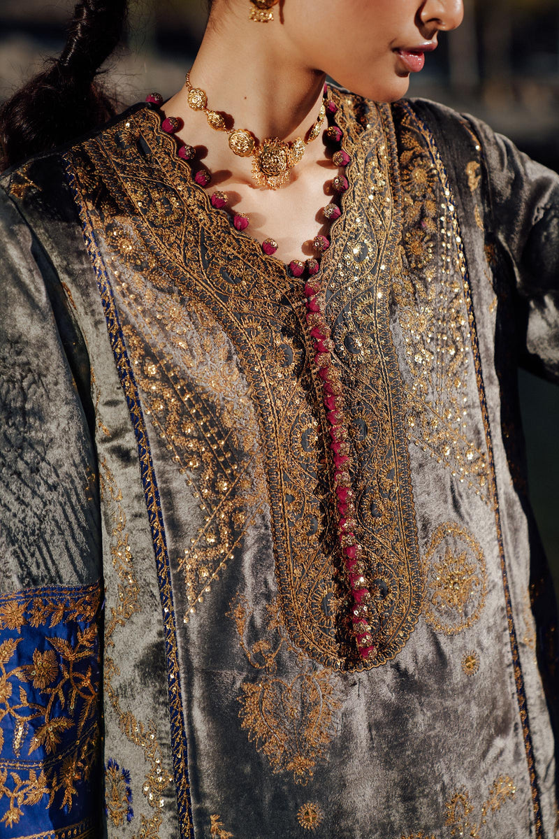 Sana Safinaz | Winter Shawl 24 | V241-004-3CP by Sana Safinaz - Designer Dress - Type: Ladies Clothes - Available at Libayah - 100% Original