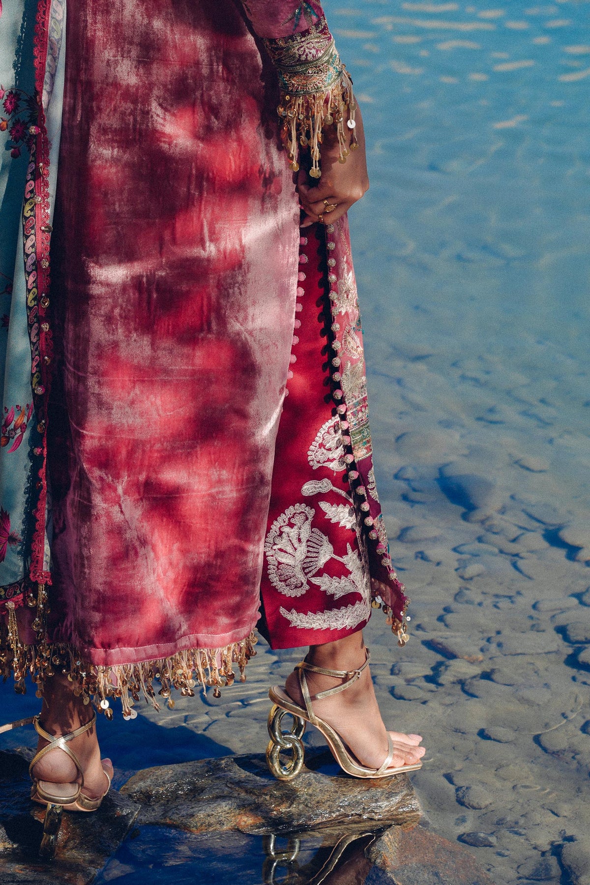 Sana Safinaz | Winter Shawl 24 | V241-005-3CP by Sana Safinaz - Designer Dress - Type: Ladies Clothes - Available at Libayah - 100% Original