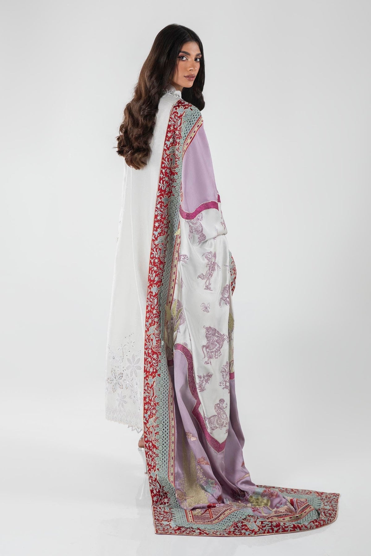 Sana Safinaz | Luxury Pret |  FW23FOR156P3 by Sana Safinaz - Designer Dress - Type: Ladies Clothes - Available at Libayah - 100% Original