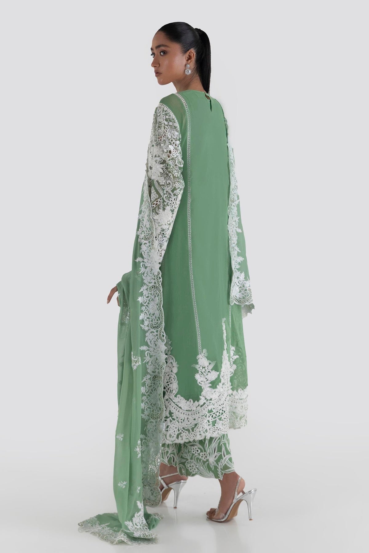Sana Safinaz | Luxury Pret |  SS24FOR206P3 by Sana Safinaz - Designer Dress - Type: Ladies Clothes - Available at Libayah - 100% Original
