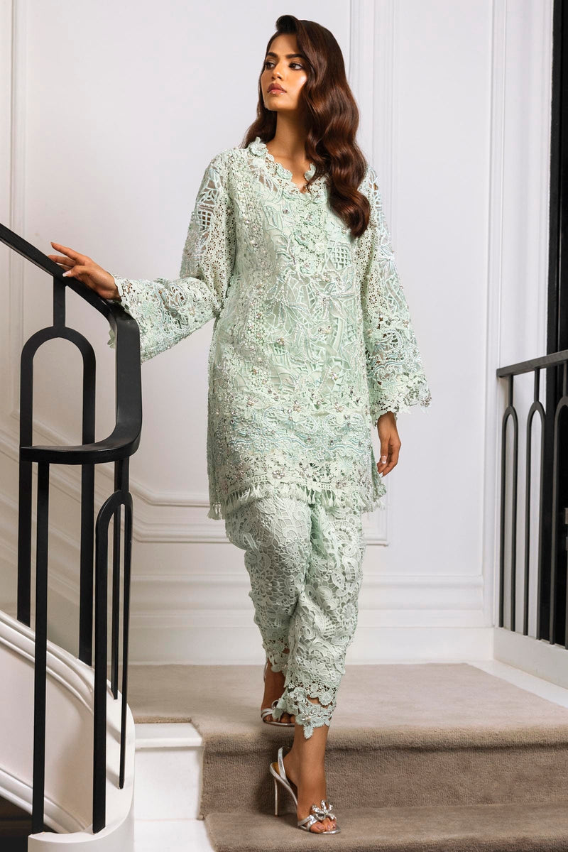 Sana Safinaz | Luxury Pret |  SS24FOR209P2T by Sana Safinaz - Designer Dress - Type: Ladies Clothes - Available at Libayah - 100% Original