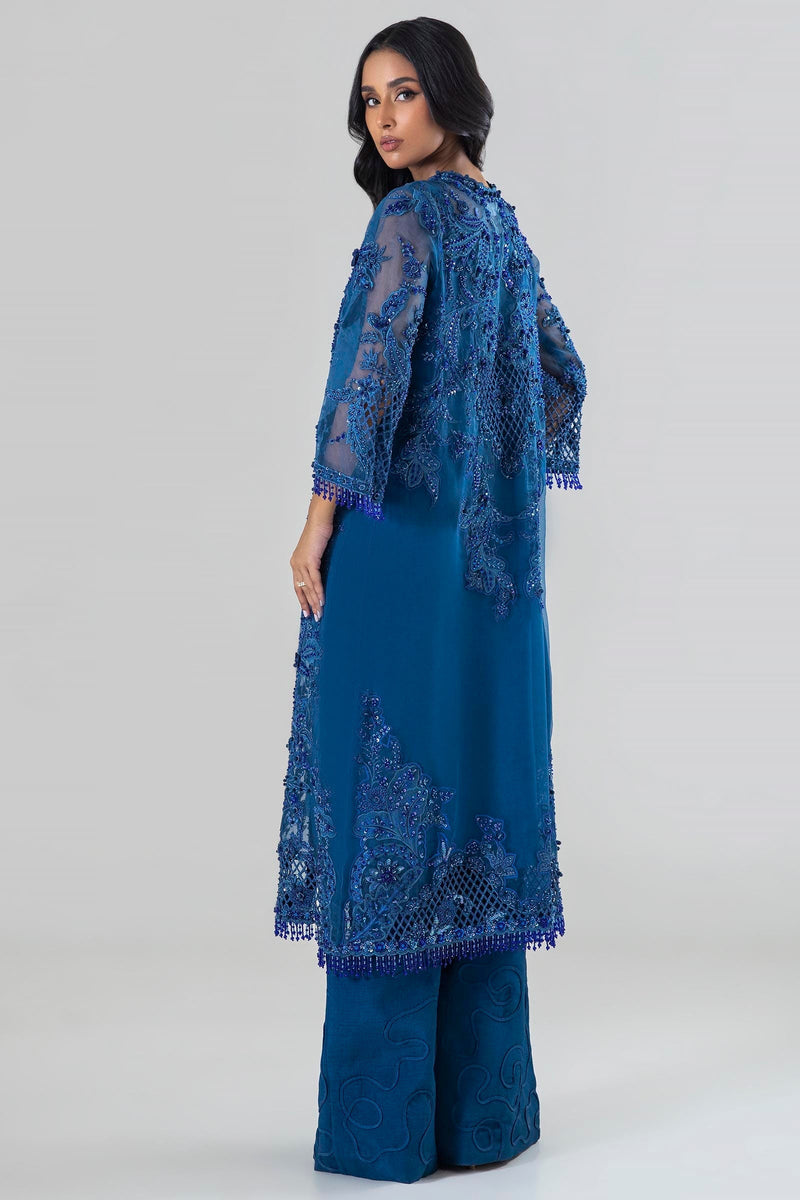 Sana Safinaz | Luxury Pret |  SS24FOR218P2T by Sana Safinaz - Designer Dress - Type: Ladies Clothes - Available at Libayah - 100% Original