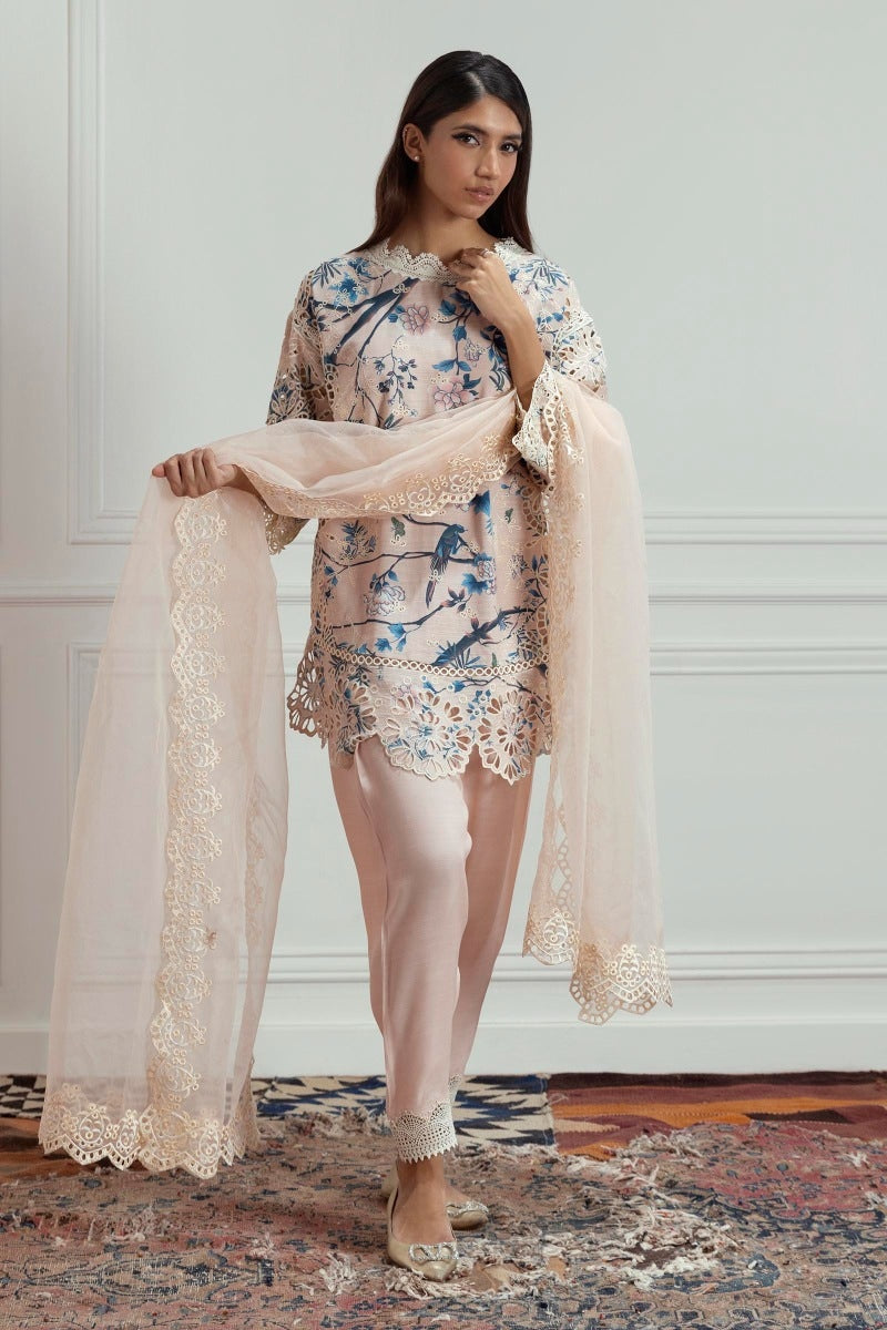 Sana Safinaz | Luxury Pret |  FW23FOR129 by Sana Safinaz - Designer Dress - Type: Ladies Clothes - Available at Libayah - 100% Original