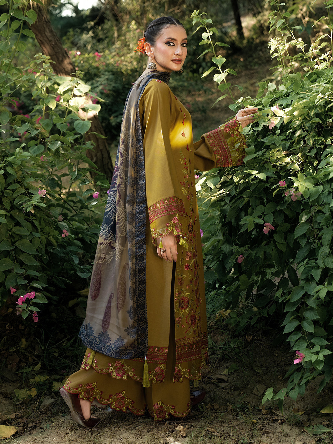 Hemstitch | The Garden Lawn | Sandalwood by Hemstitch - Designer Dress  - Type : Ladies Clothes - Available at Libayah - 100% Original 