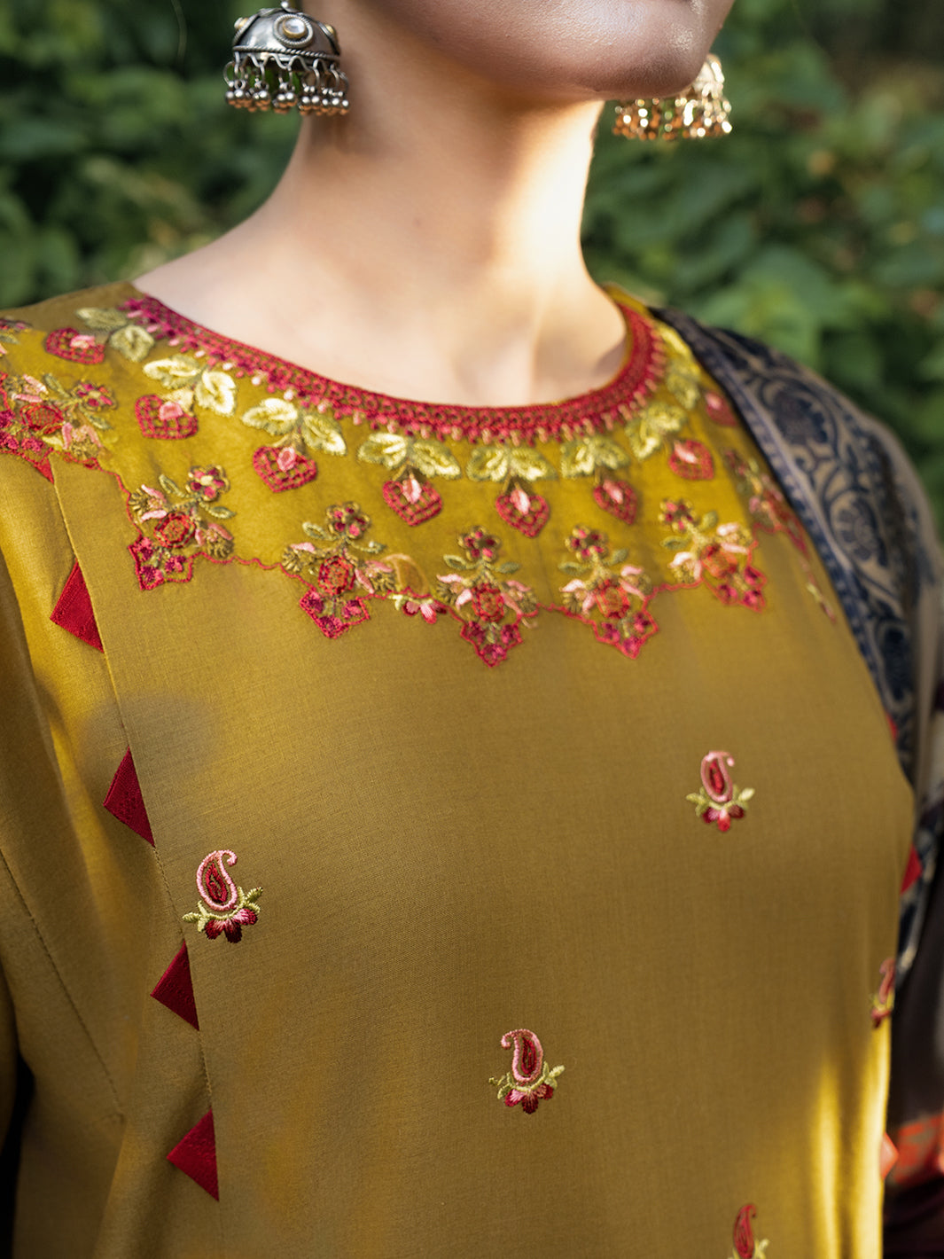 Hemstitch | The Garden Lawn | Sandalwood by Hemstitch - Designer Dress  - Type : Ladies Clothes - Available at Libayah - 100% Original 