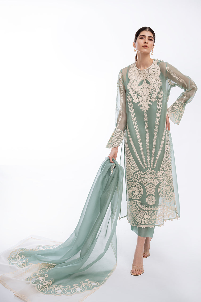 Sania Maskatiya | Eid Collection | Layan (B) by Sania Maskatiya - Designer Dress - Type: Ladies Clothes - Available at Libayah - 100% Original