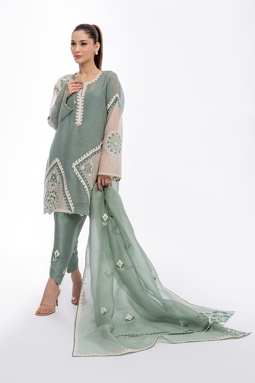 Sania Maskatiya | Eid Collection | Lulu (B) by Sania Maskatiya - Designer Dress - Type: Ladies Clothes - Available at Libayah - 100% Original