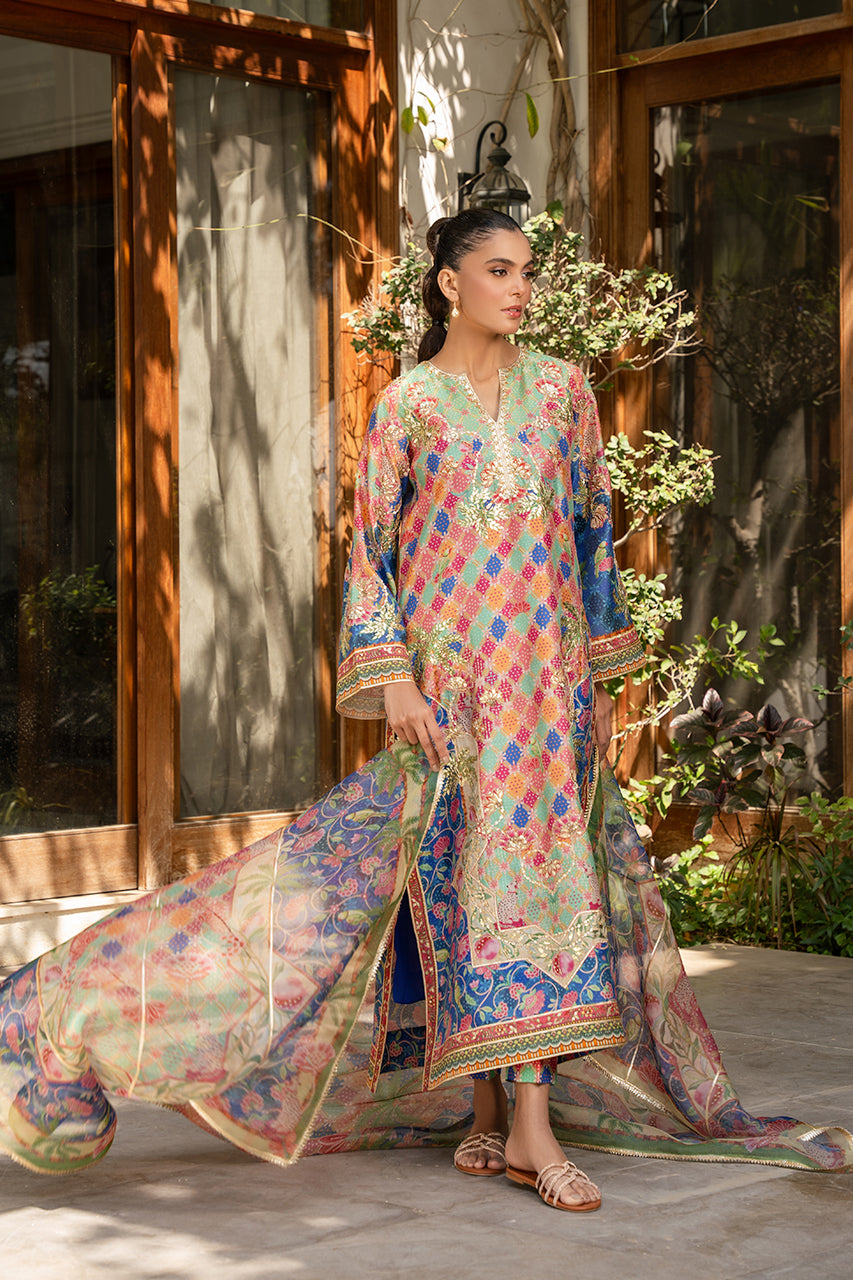 Sania Maskatiya | Eid Collection | Aliza (C) by Sania Maskatiya - Designer Dress - Type: Ladies Clothes - Available at Libayah - 100% Original