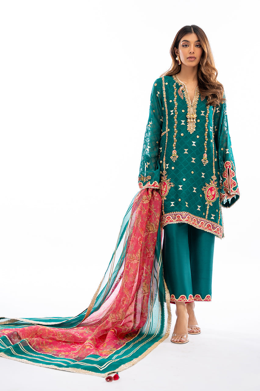 Sania Maskatiya | Eid Collection | Kinza by Sania Maskatiya - Designer Dress - Type: Ladies Clothes - Available at Libayah - 100% Original