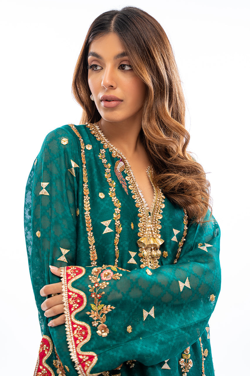 Sania Maskatiya | Eid Collection | Kinza by Sania Maskatiya - Designer Dress - Type: Ladies Clothes - Available at Libayah - 100% Original