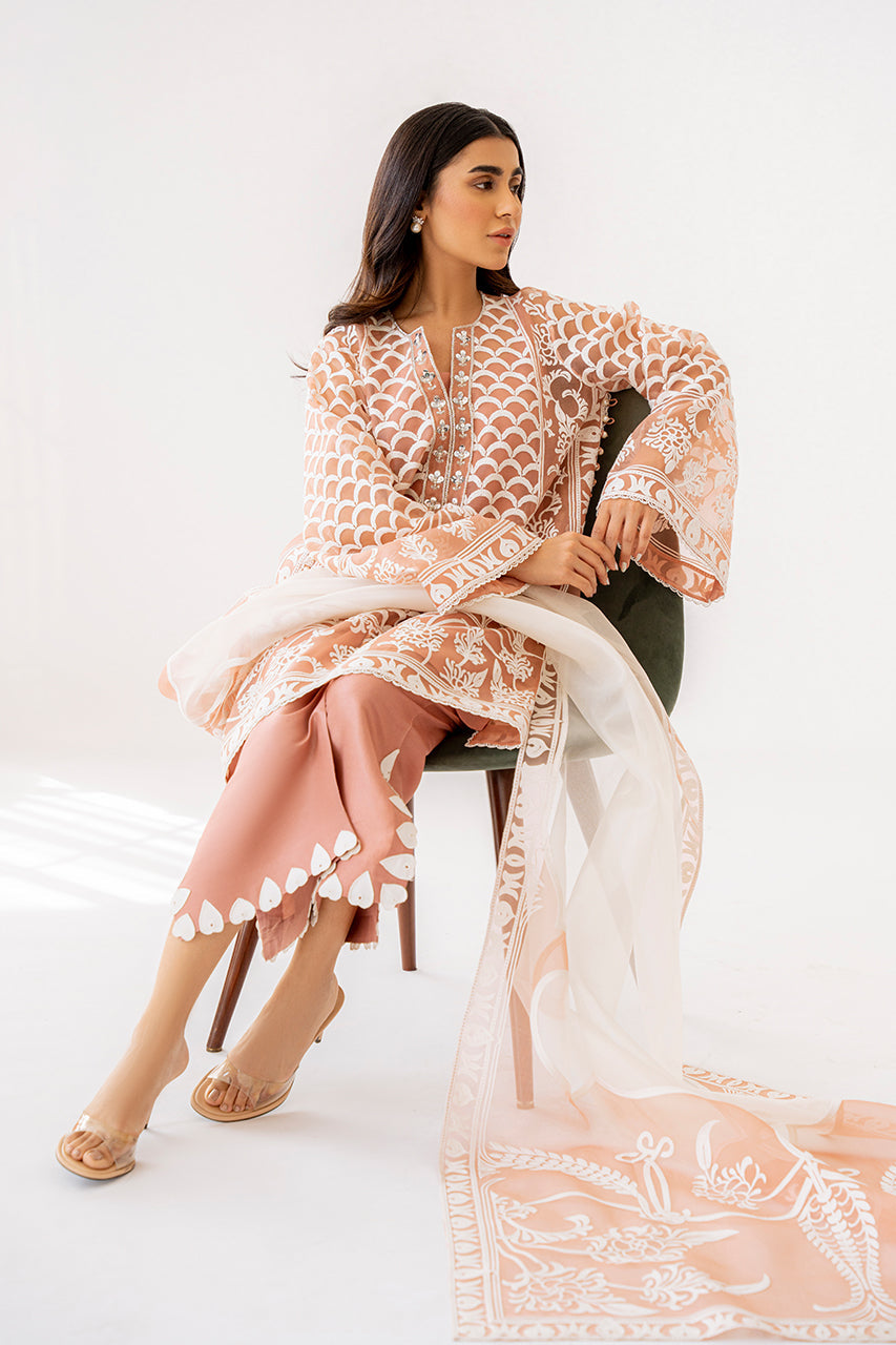 Sania Maskatiya | Eid Collection | Isha (A) by Sania Maskatiya - Designer Dress - Type: Ladies Clothes - Available at Libayah - 100% Original