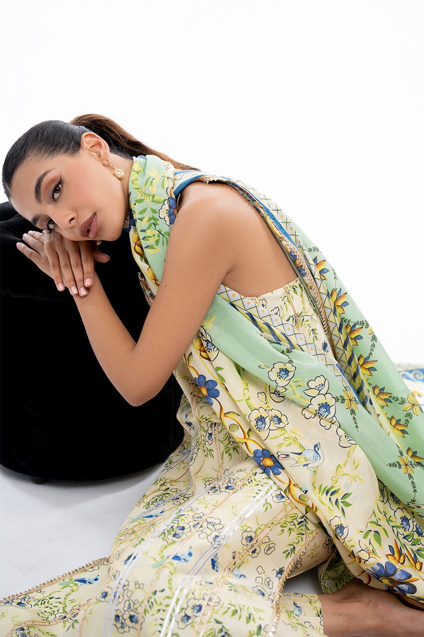 Sania Maskatiya | Eid Collection | Kaira by Sania Maskatiya - Designer Dress - Type: Ladies Clothes - Available at Libayah - 100% Original