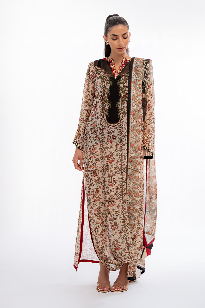 Sania Maskatiya | Eid Collection | Azdeh by Sania Maskatiya - Designer Dress - Type: Ladies Clothes - Available at Libayah - 100% Original