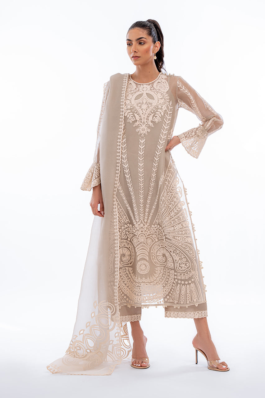 Sania Maskatiya | Eid Collection | Layan (A) by Sania Maskatiya - Designer Dress - Type: Ladies Clothes - Available at Libayah - 100% Original