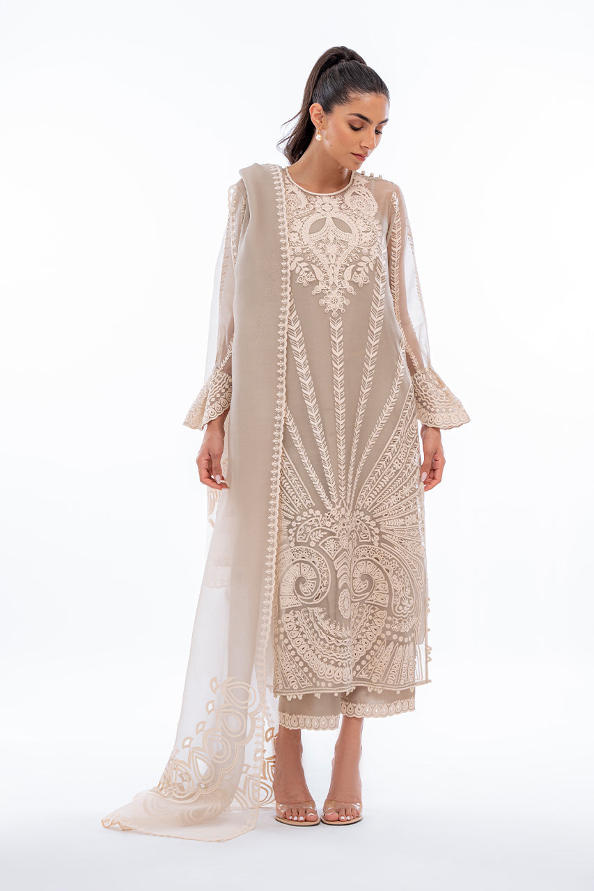 Sania Maskatiya | Eid Collection | Layan (A) by Sania Maskatiya - Designer Dress - Type: Ladies Clothes - Available at Libayah - 100% Original