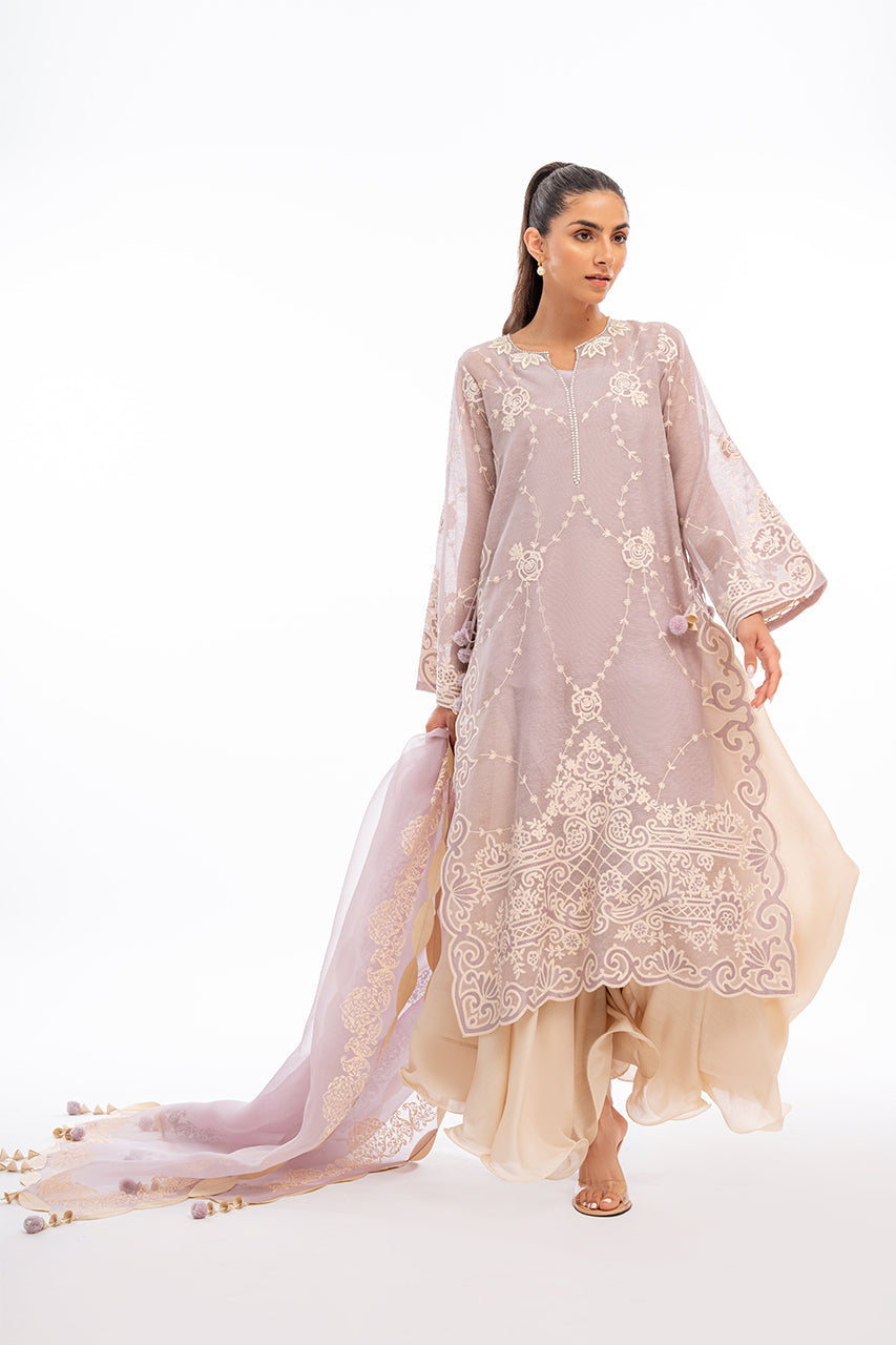 Sania Maskatiya | Eid Collection | Bahar (A) by Sania Maskatiya - Designer Dress - Type: Ladies Clothes - Available at Libayah - 100% Original
