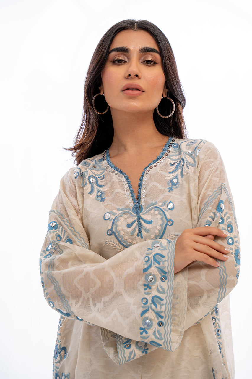 Sania Maskatiya | Eid Collection | Ezra (A) by Sania Maskatiya - Designer Dress - Type: Ladies Clothes - Available at Libayah - 100% Original