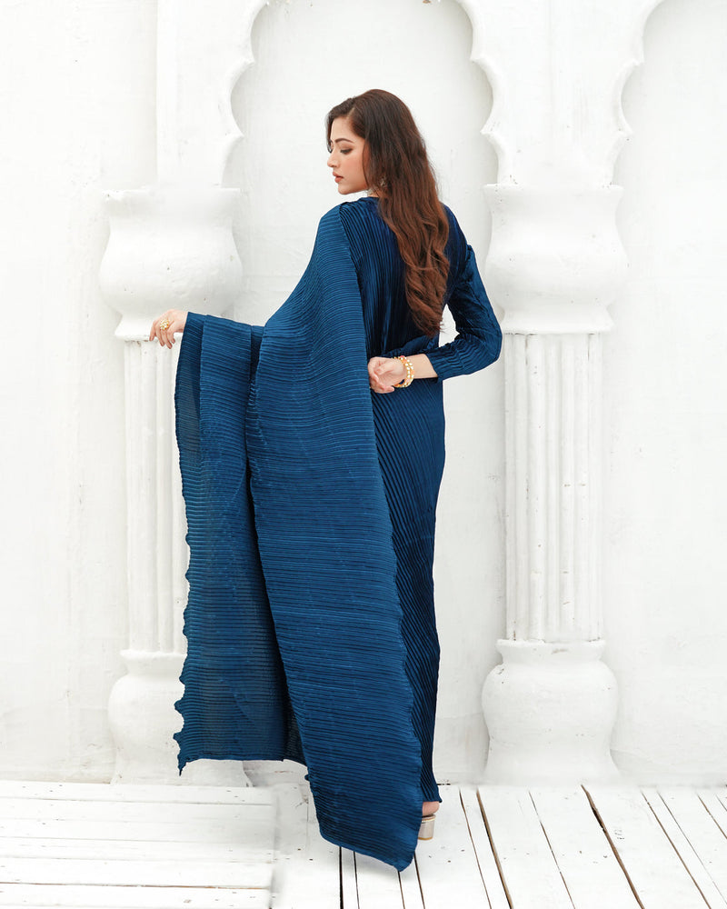 Zar | Formals Wear | Blue by Zar - Designer Dress - Type: Ladies Clothes - Available at Libayah - 100% Original