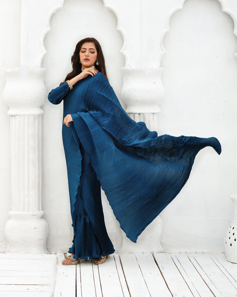Zar | Formals Wear | Blue by Zar - Designer Dress - Type: Ladies Clothes - Available at Libayah - 100% Original