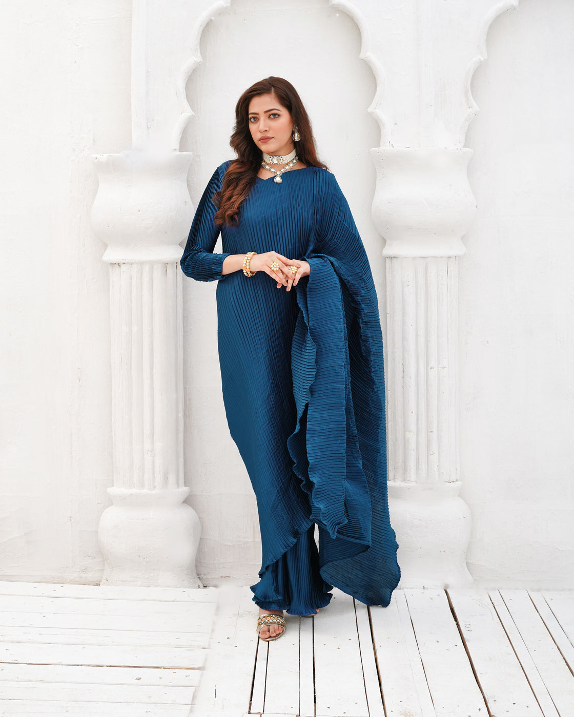 Zar | Formals Wear | Blue by Zar - Designer Dress - Type: Ladies Clothes - Available at Libayah - 100% Original
