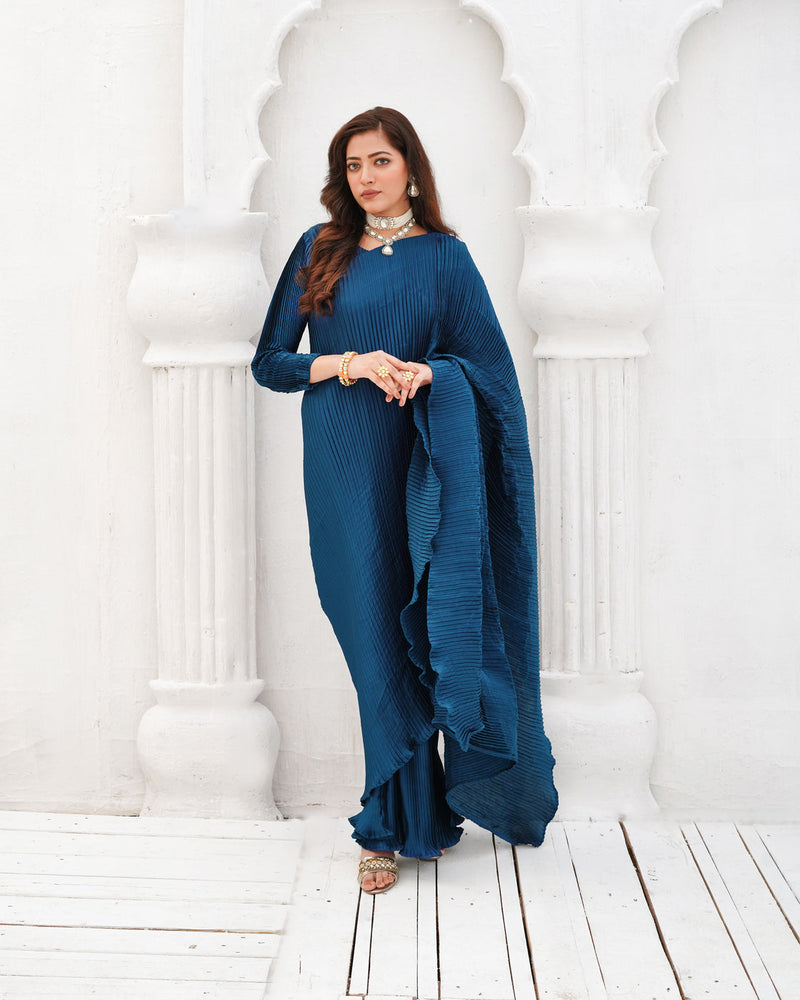 Zar | Formals Wear | Blue by Zar - Designer Dress - Type: Ladies Clothes - Available at Libayah - 100% Original