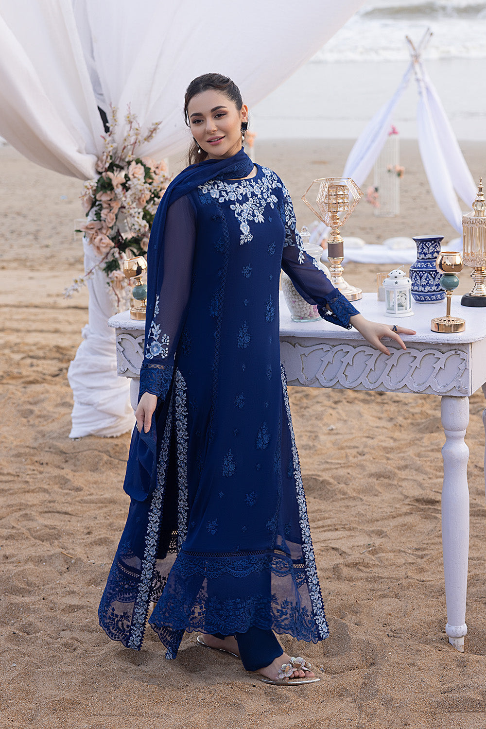 Azure | Luxe Formals | Sapphire Sun by Azure - Designer Dress - Type: Ladies Clothes - Available at Libayah - 100% Original