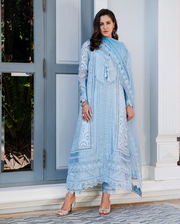Mushq | Euphoria Pret | Sapphire Gleam by Mushq - Designer Dress  - Type : Ladies Clothes - Available at Libayah - 100% Original 
