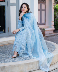 Mushq | Euphoria Pret | Sapphire Gleam by Mushq - Designer Dress  - Type : Ladies Clothes - Available at Libayah - 100% Original 