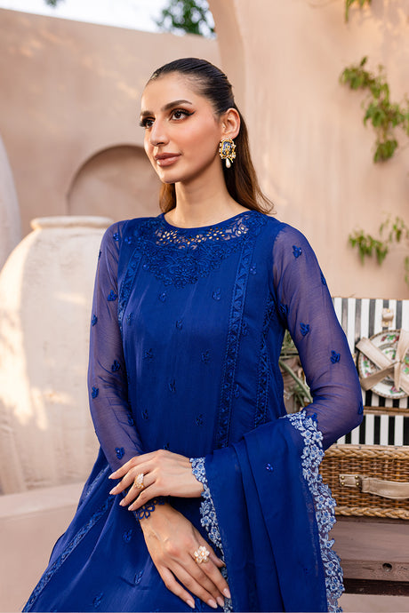 Azure | Ensembles Embroidered Formals | Sapphire Symphony by Azure - Designer Dress - Type: Ladies Clothes - Available at Libayah - 100% Original