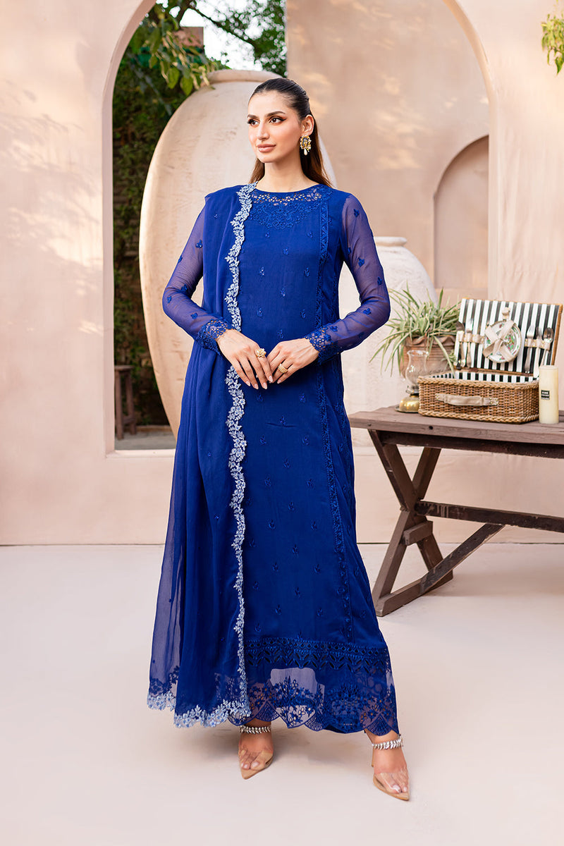 Azure | Ensembles Embroidered Formals | Sapphire Symphony by Azure - Designer Dress - Type: Ladies Clothes - Available at Libayah - 100% Original
