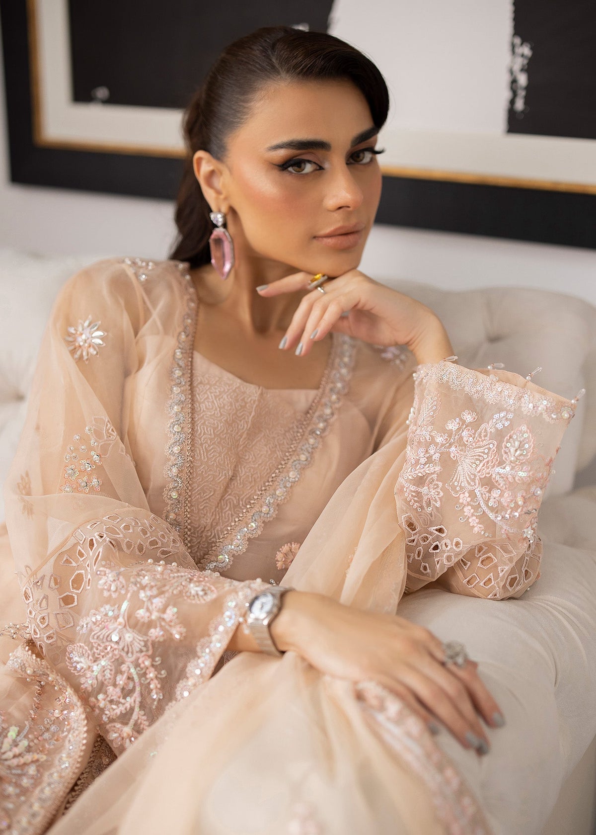Sardinia | La More 24 | Peach Blossom by Sardinia - Designer Dress - Type: Ladies Clothes - Available at Libayah - 100% Original