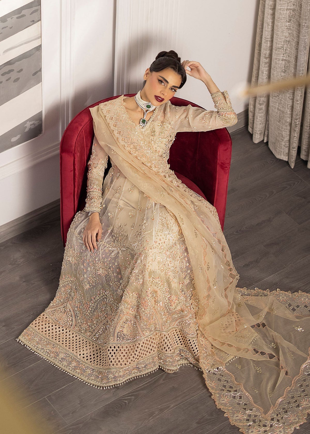 Sardinia | La More 24 | Golden Whisper by Sardinia - Designer Dress - Type: Ladies Clothes - Available at Libayah - 100% Original