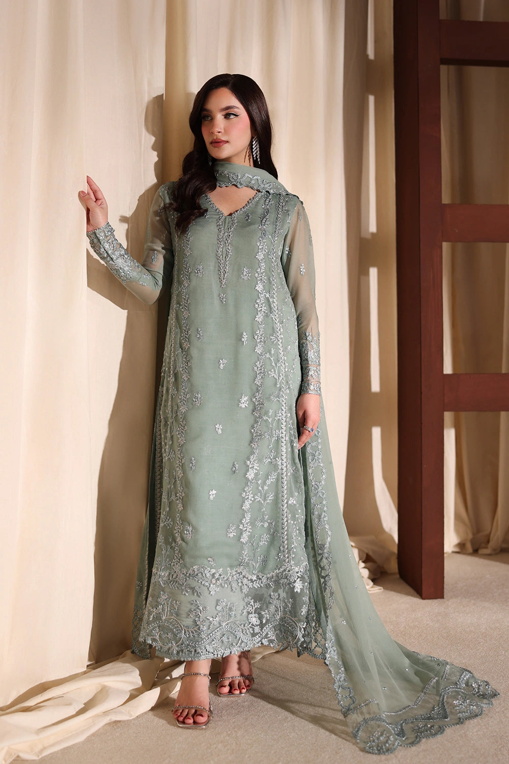 Afrozeh | Basic Pret 26 RTW | NACRE by Afrozeh - Designer Dress  - Type : Ladies Clothes - Available at Libayah - 100% Original 