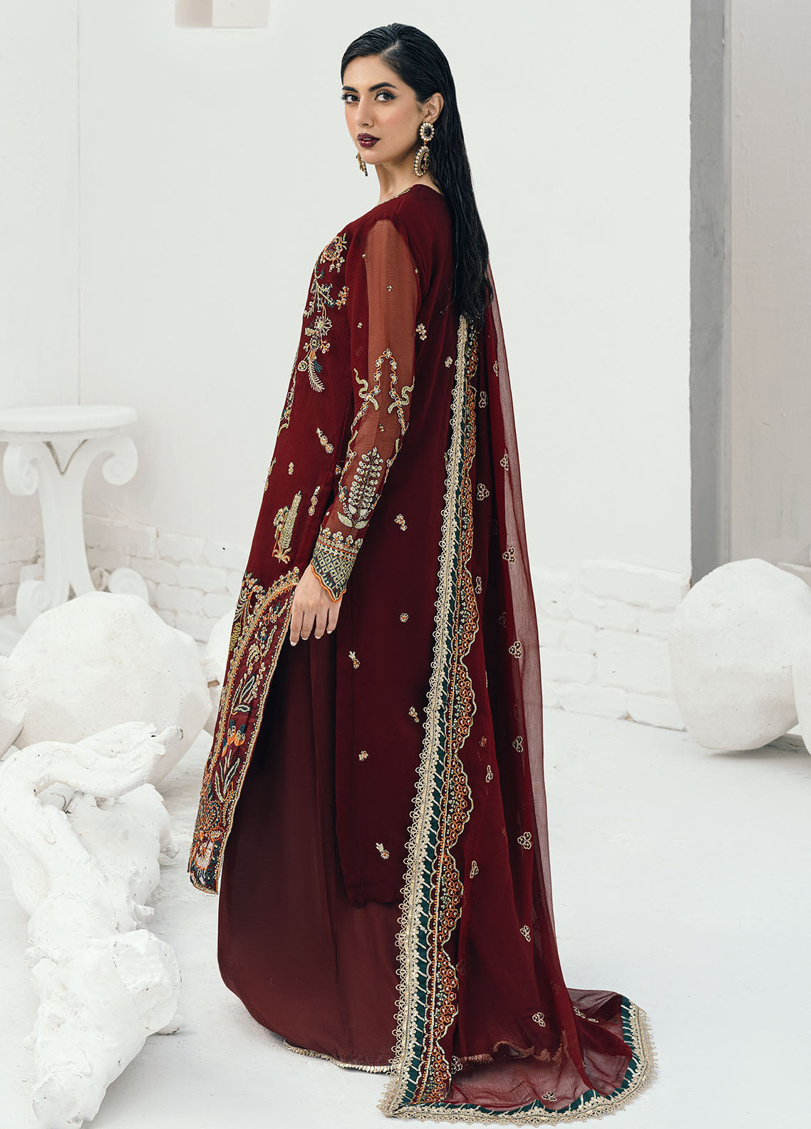 Sahane | Savoir Luxury Formals | CT-140002 Rouge - Savoir by Sahane - Designer Dress - Type: Formal - Available at Libayah - 100% Original