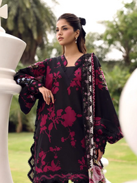 Elaf Premium | Belladore Prints Chiffon 26 |EPA-4A SCARLET by Elaf Premium - Designer Dress  - Type : Ladies Clothes - Available at Libayah - 100% Original 