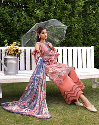 Elaf Premium | Belladore Prints Chiffon 26 |EPA-3B LOVELLE by Elaf Premium - Designer Dress  - Type : Ladies Clothes - Available at Libayah - 100% Original 