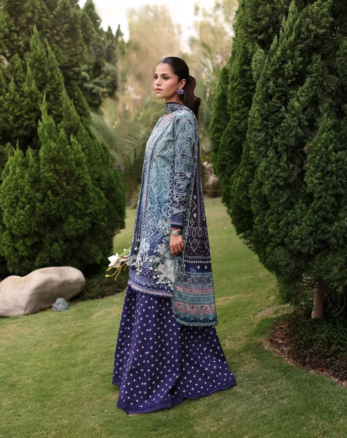 Elaf Premium | Belladore Prints Chiffon 26 |EPA-5A ECLAIR by Elaf Premium - Designer Dress  - Type : Ladies Clothes - Available at Libayah - 100% Original 