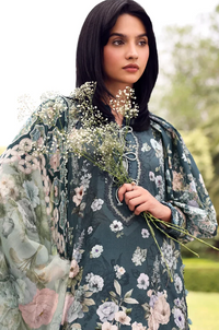 Elaf Premium | Belladore Prints Chiffon 26 |EPA-6B HEATHER by Elaf Premium - Designer Dress  - Type : Ladies Clothes - Available at Libayah - 100% Original 