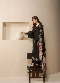 Elaf Premium | E Craft Chikankari 26 |EHC-5A CHARCOAL by Elaf Premium - Designer Dress  - Type : Ladies Clothes - Available at Libayah - 100% Original 