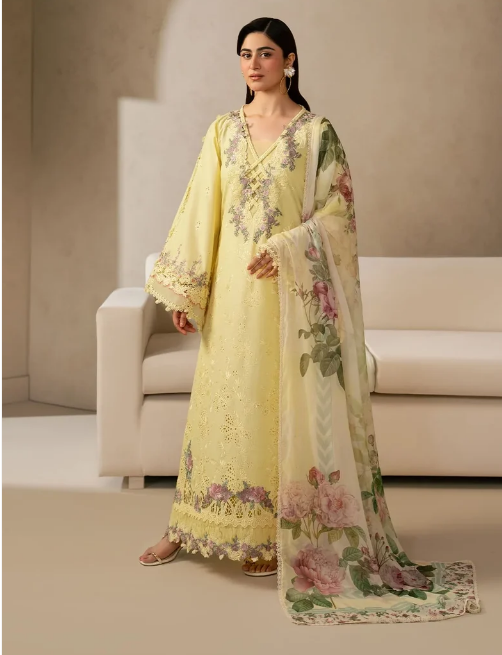 Elaf Premium | E Craft Chikankari 26 |EHC-3A SUNSTONE by Elaf Premium - Designer Dress  - Type : Ladies Clothes - Available at Libayah - 100% Original 