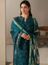 Elaf Premium | E Craft Chikankari 26 | EHC-2A MOSS by Elaf Premium - Designer Dress  - Type : Ladies Clothes - Available at Libayah - 100% Original 